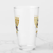 Verre Divertissement Hanukkah joyeux (Gauche)