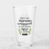 Verre Divine Refuge - Psaume 46:1 pour le Confort Spirit (Devant)