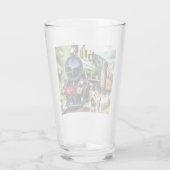 Verre Dog Greeting steam train (Dos)