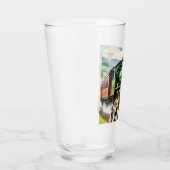 Verre Dog Greeting steam train (Droite)