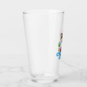 Verre Dog Laying on Easter Eggs (Droite)