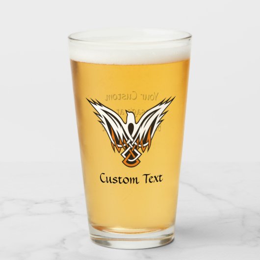 Verre d'oiseaux celtes (Devant (rempli))