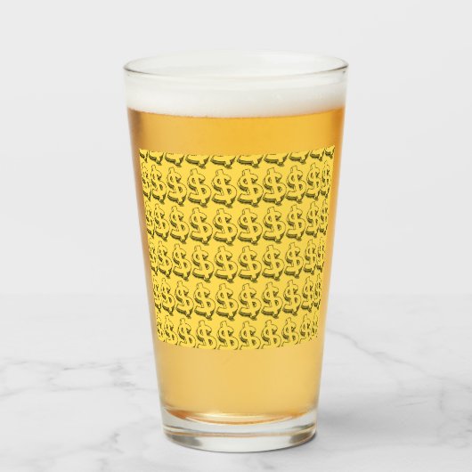 Verre dollar or (Devant (rempli))