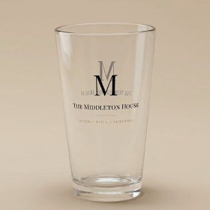 Verre Domaine de Luxe Silencieux Personnalisé Nom de Fam