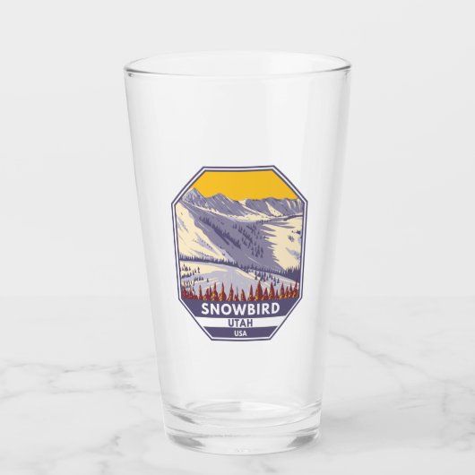 Verre Domaine skiable de Snowbird Hiver Utah (Devant)