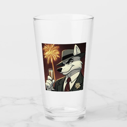 Verre Don Lupo Canino "New Year" (Devant)