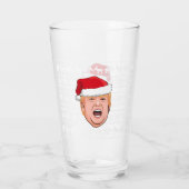 Verre Donald Trump en colère Noël (Dos)