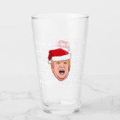 Verre Donald Trump en colère Noël (Devant)