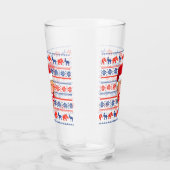Verre DONALD TRUMP Noël en colère (Droite)