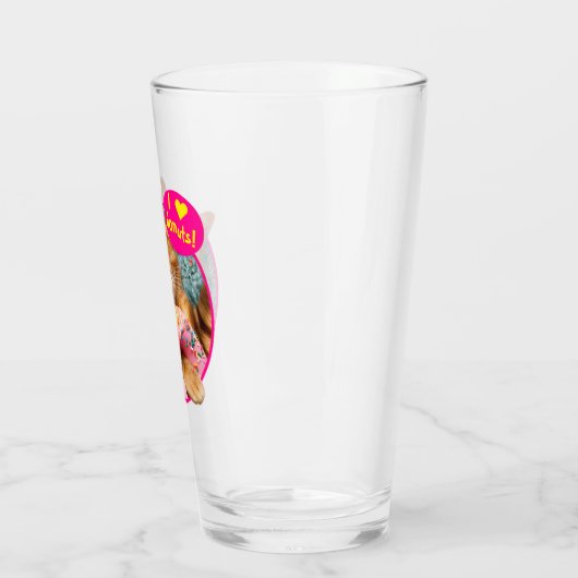 Verre Donateur mangeant des chats (Gauche)