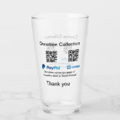 Verre Donation Collection conseil pot ajouter votre q r  (Dos)
