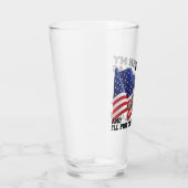 Verre Don't burn my flag (Droite)