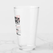 Verre d'ordonnance Whiskey RX Funny personnalisé (Gauche)