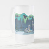 Verre d'ours de nations de tasse de bière d'art (Devant gauche)