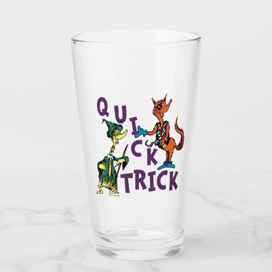 Verre Dr Seuss | Graphique d'Halloween en raccourci (Devant)