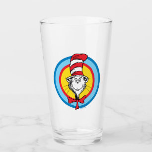 Verre Dr. Seuss Graphisme de tête de Chat dans le Chap