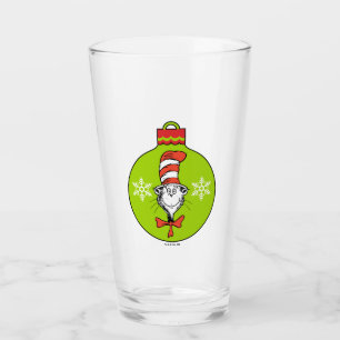 Verre Dr. Seuss Grinch Chapeau de Chat Ornement
