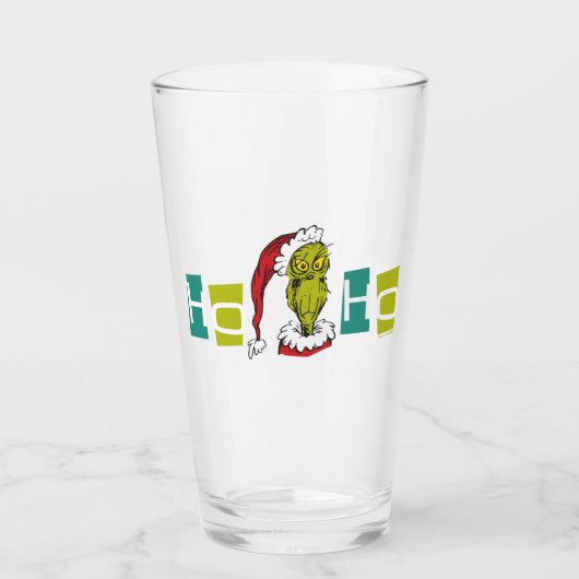 Verre Dr Seuss | Grinch - Ho Ho (Devant)