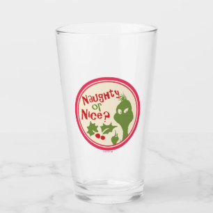 Verre Dr Seuss   Grinch - Naughty ou Nice ?
