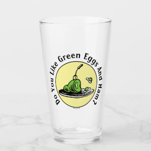 Verre Dr. Seuss   Icône d'œufs verts et jambon