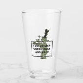 Verre Dr Seuss | J'aime les oeufs verts et le jambon (Devant)
