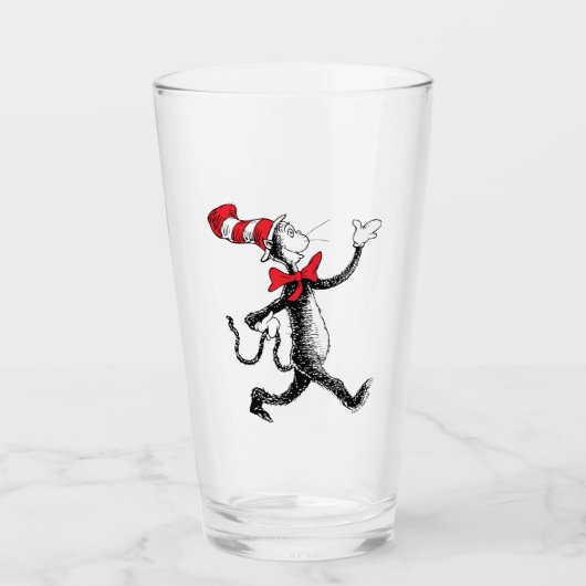 Verre Dr. Seuss | Le Chat Chapeauté défile (Devant)