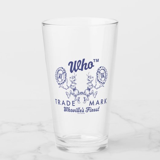 Verre Dr Seuss | Le meilleur logo de Who-ville (Devant)