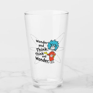 Verre Dr Seuss   Merveilleuse et réfléchis. Pensez et ét