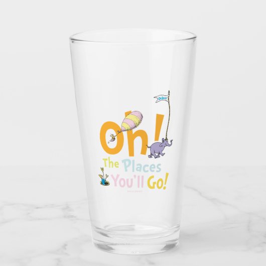 Verre Dr. Seuss | Oh ! La Parade des Endroits (Devant)