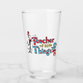 Verre Dr Seuss | Professeur de petites choses (Devant)