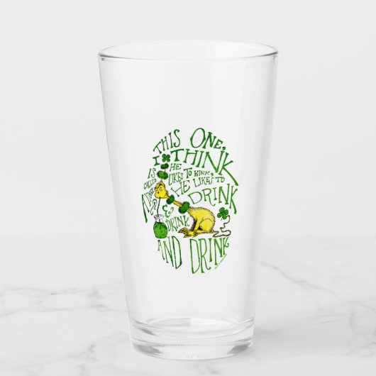 Verre Dr. Seuss | Yink - Saint-Patrick (Devant)