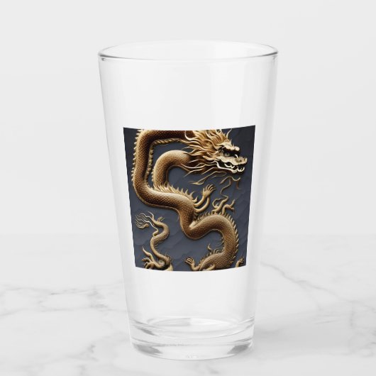 Verre Dragon de bois (Devant)