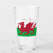 Verre Dragon gallois ~ Drapeau du Pays de Galles (Dos)
