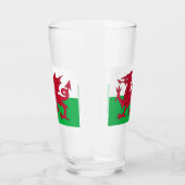Verre Dragon gallois ~ Drapeau du Pays de Galles (Droite)