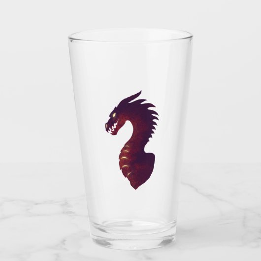 Verre Dragon médiéval (Devant)