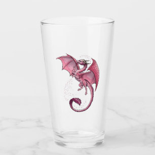 Verre Dragon rose du Imaginaire naturel de printemps
