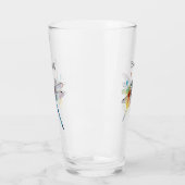 Verre Dragonfly colorée personnalisable (Gauche)