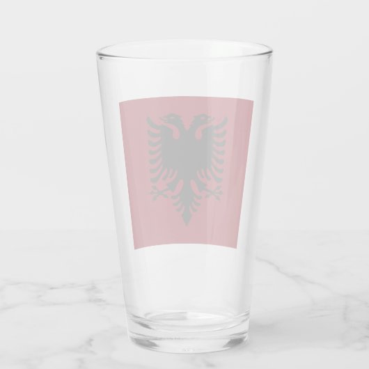 Verre Drapeau albanais (Dos)