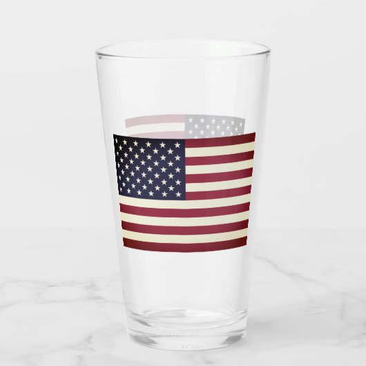 Verre Drapeau américain (Dos)