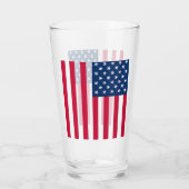 Verre Drapeau Américain (Dos)