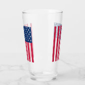 Verre Drapeau Américain (Gauche)