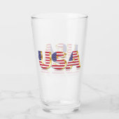 Verre Drapeau américain (Dos)