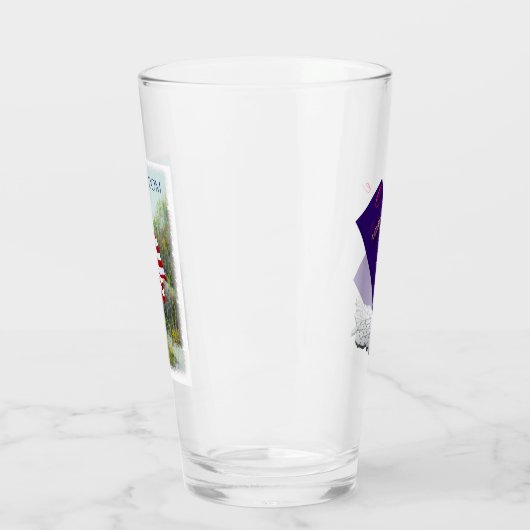 Verre Drapeau américain (Gauche)