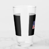 Verre drapeau américain (Droite)