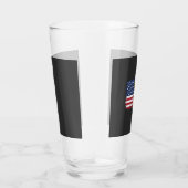 Verre Drapeau Américain Chien Patriote Vector (Droite)