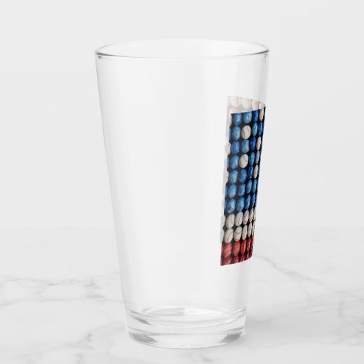 Verre Drapeau américain de baseball (Droite)