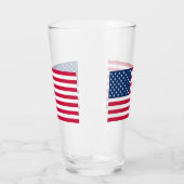 Verre Drapeau américain patriotique (Gauche)