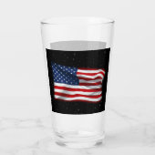 Verre Drapeau américain patriotique États-Unis (Dos)