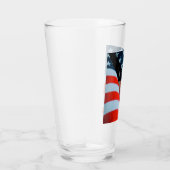 Verre Drapeau américain rouge blanc et bleu (Droite)