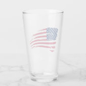 Verre Drapeau américain tatoué (Dos)